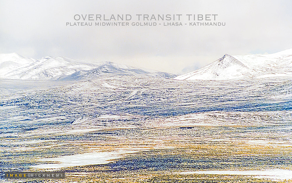 solo overland travel and transit Tibetan plateau, midwinter image by Rick Hemi 