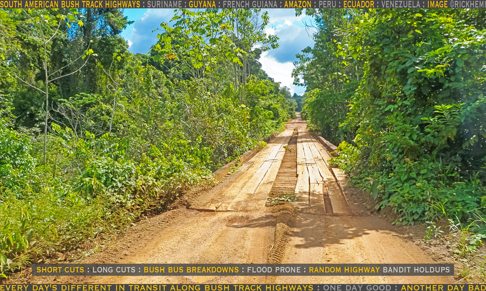 overland travel bush track highways South America, image by Rick Hemi