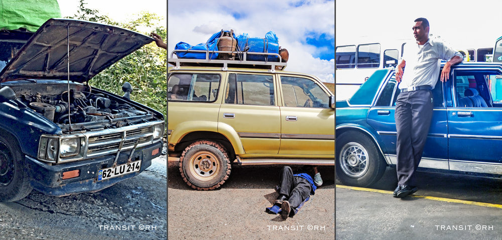 solo overland travel offshore, on the go solo overland transit snaps, images by Rick Hemi 