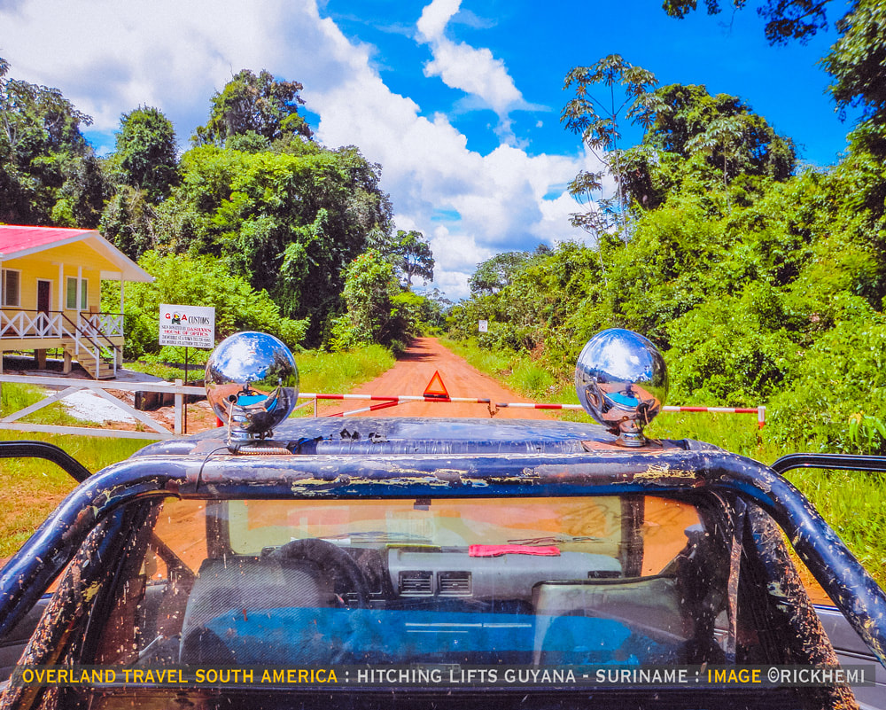 overland travel and transit South America, hitching lifts through Guyana, image by Rick Hemi