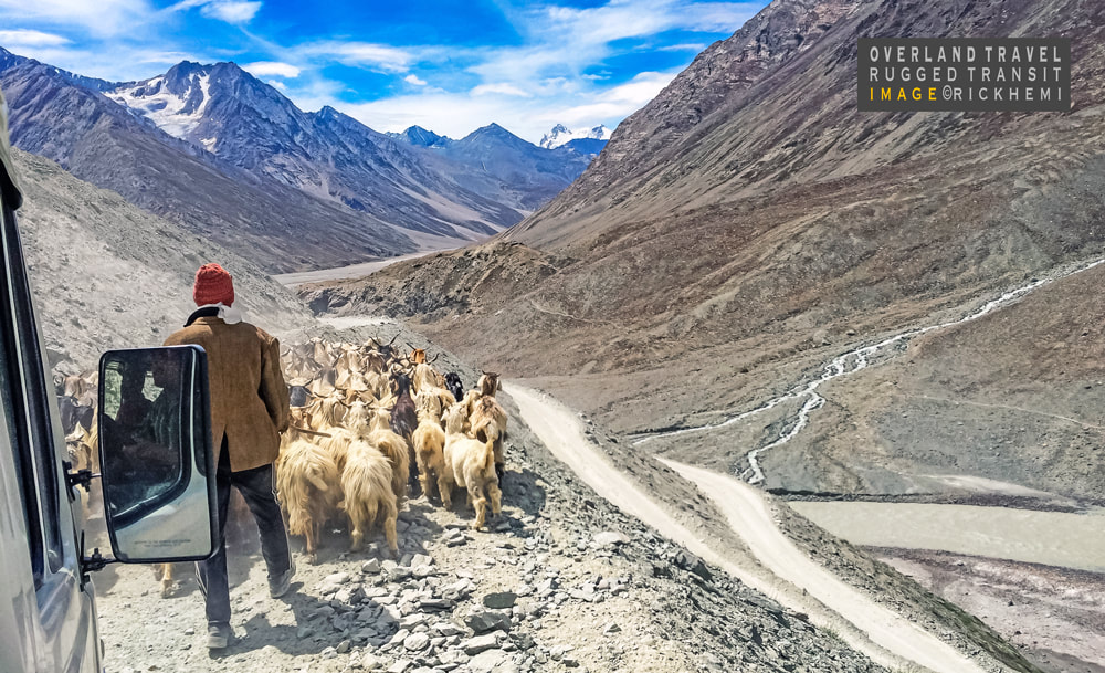 Asia solo overland travel and transit, Himalayan rugged road trip, image by Rick Hemi