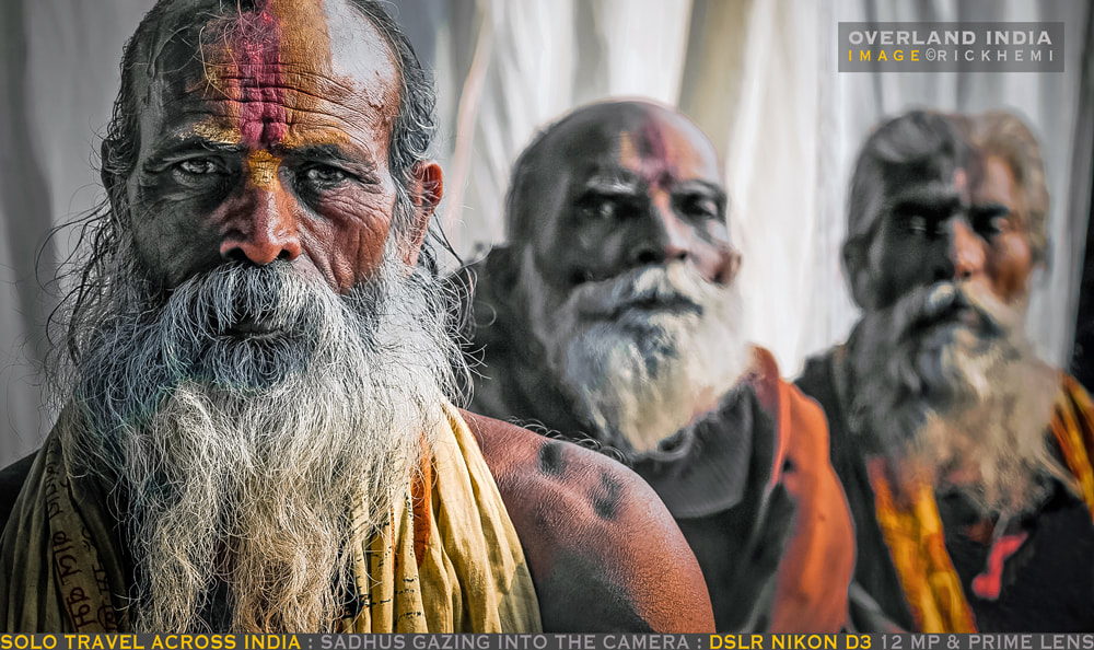 Asia overland travel, Sadhus India, image by Rick Hemi