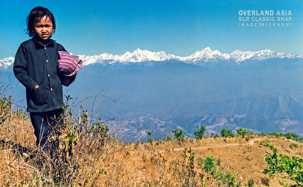 solo overland travel offshore, Nikon F2AS classic travel snap, Nepali highlands, image by Rick Hemi
