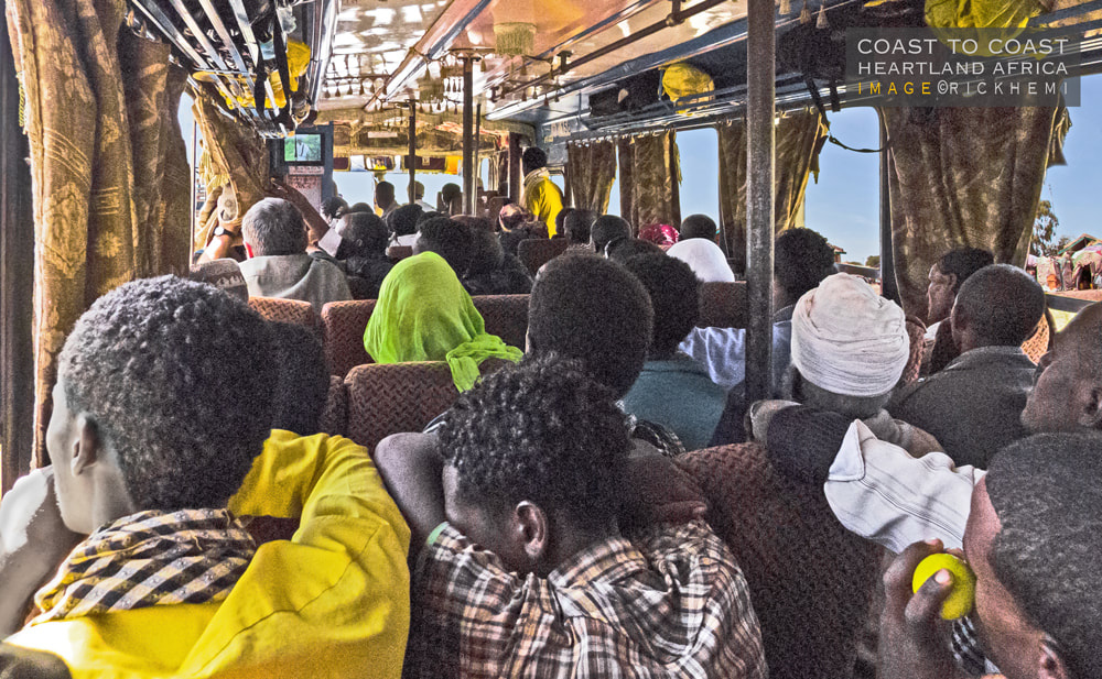 solo overland travel and transit coast to coast heartland Africa, image by Rick Hemi