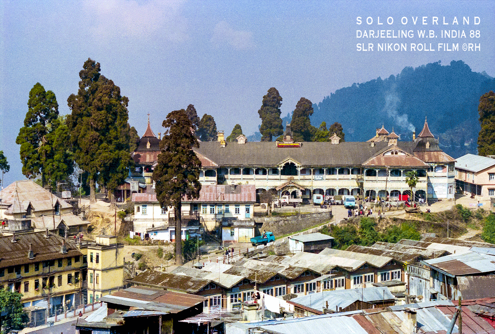 solo overland travel Darjeeling west Benga, classic SLR roll film 1988, image by Rick Hemi