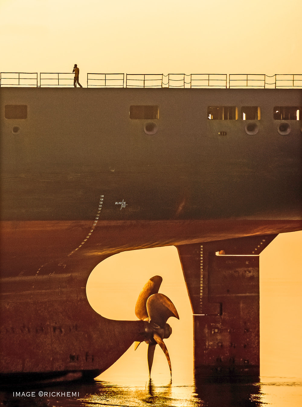 solo overland travel photography, ship salvaging, image by Rick Hemi
