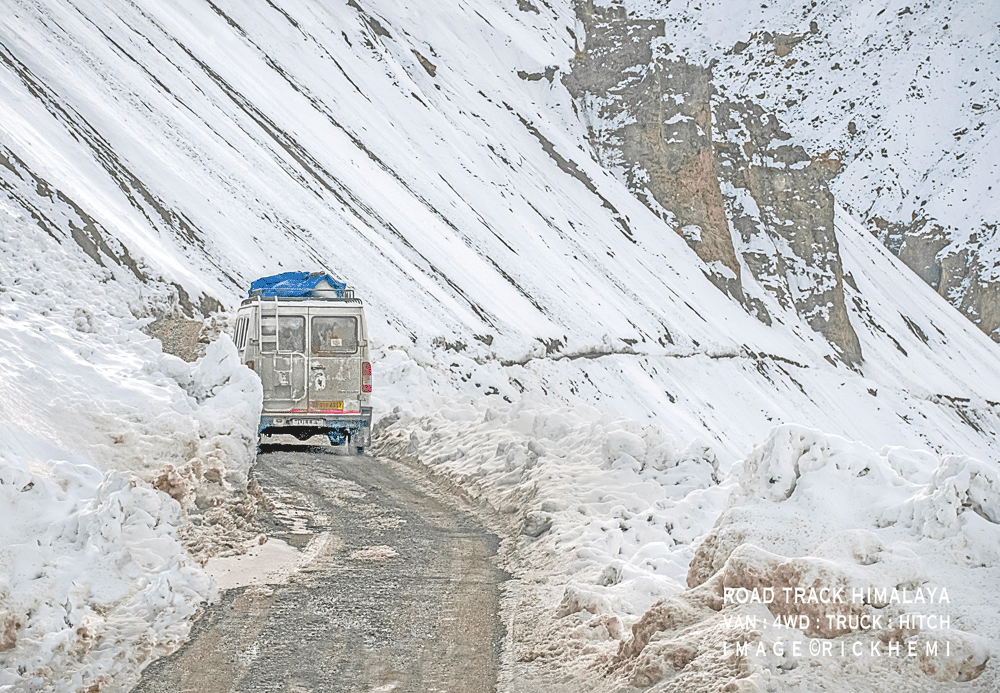 Indian Himalaya, overland travel midwinter Spiti Valley midwinter, image by Rick Hemi