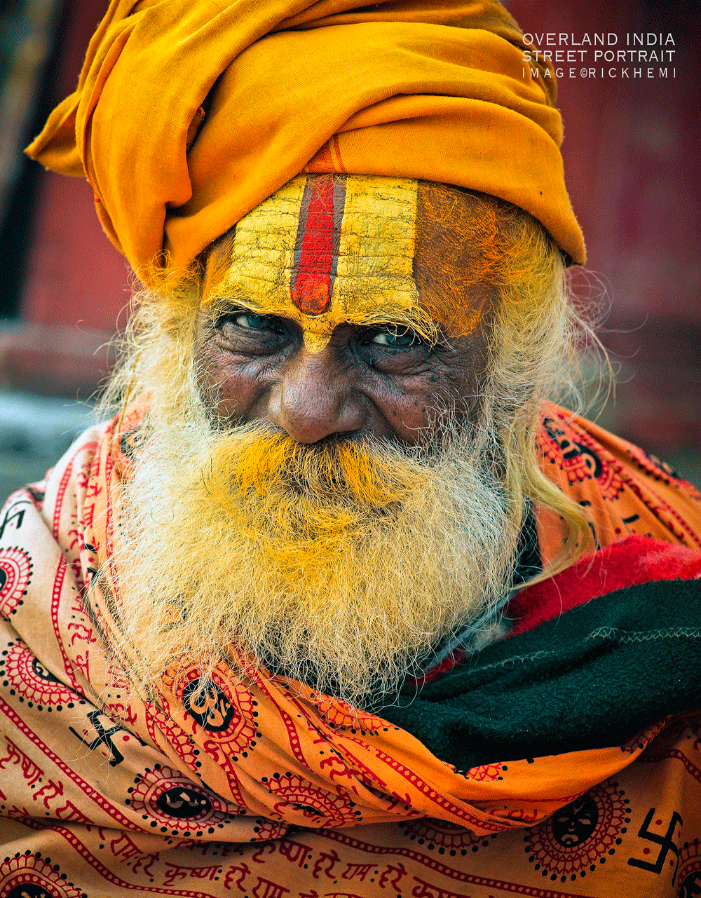 solo overland travel India, street portrait, DSLR Nikon D3 image by Rick Hemi