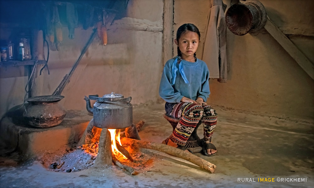 solo overland India, travel and transit India, rural kitchen Manipur, image by Rick Hemi