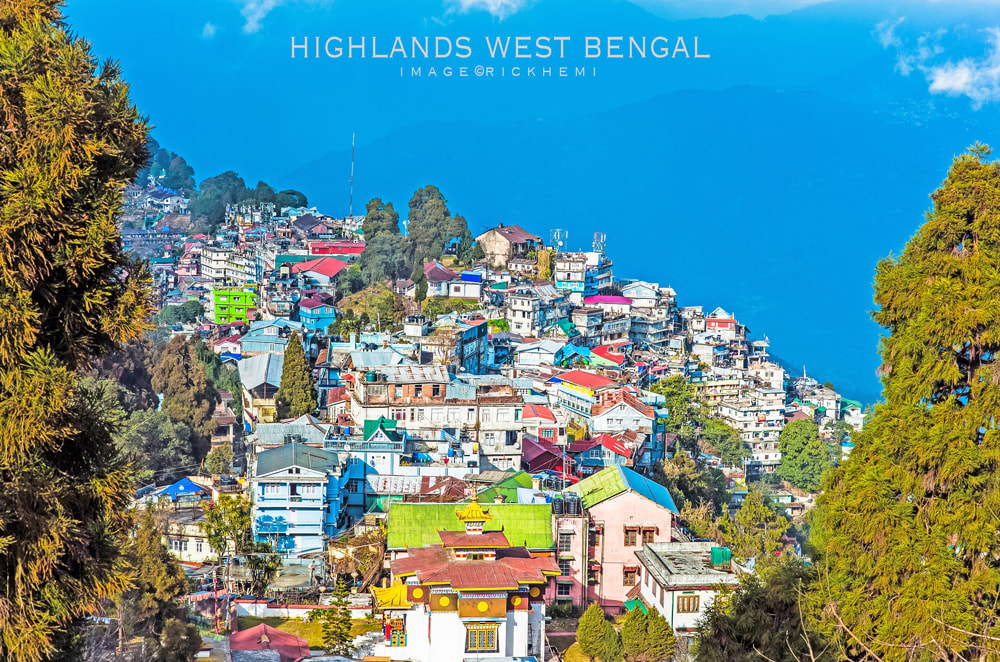 solo overland travel India, west Bengal highlands, image by Rick Hemi