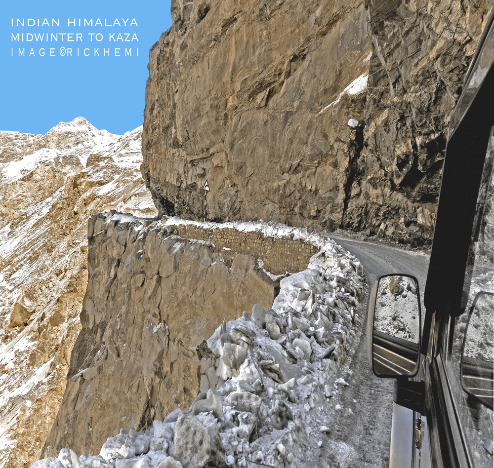 overland high pass Himalayan midwinter journey, Himalaya midwinter self-driving, image by Rick Hemi 