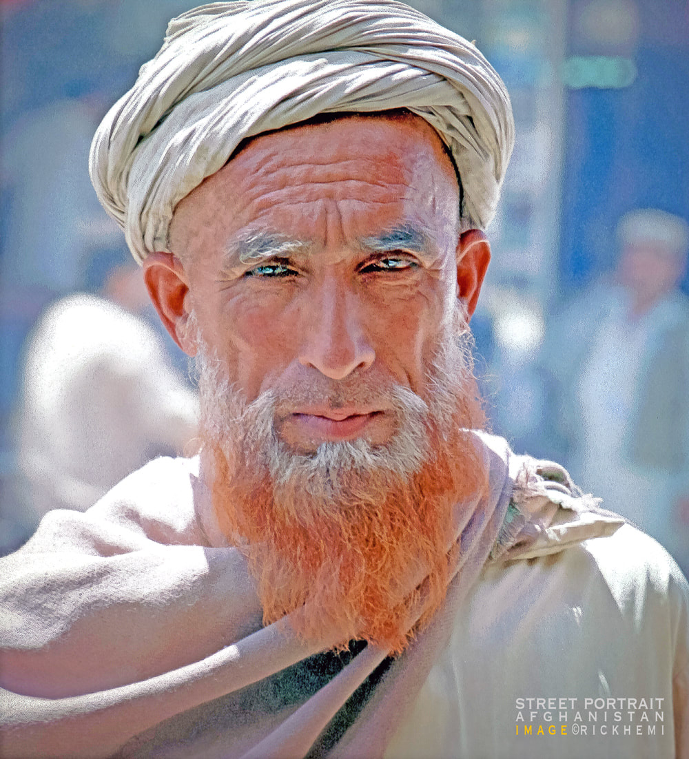 Solo overland travel and transit street photography - Afghani street portrait by Rick Hemi
