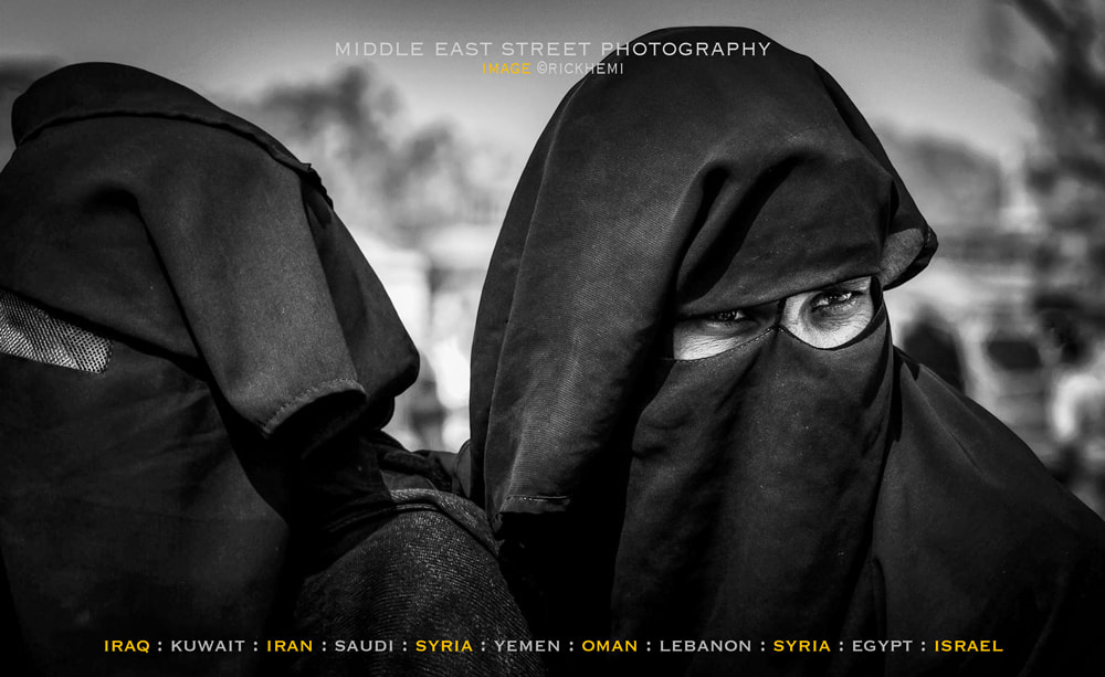 solo overland travel Middle East, caution photographing women in public, Iraq, Kuwait, Iran, Saudi, Yemen, Syria, Oman, image by Rick Hemi