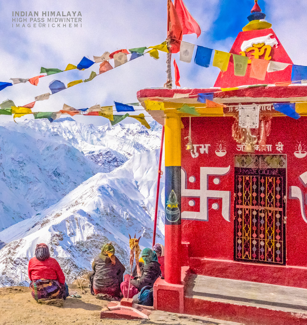 solo travel India, high pass Himalayan temple, image by Rick Hemi
