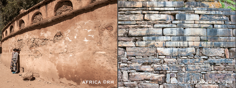 solo overland travel, ancient walls africa, soth america, DSLR images by Rick Hemi