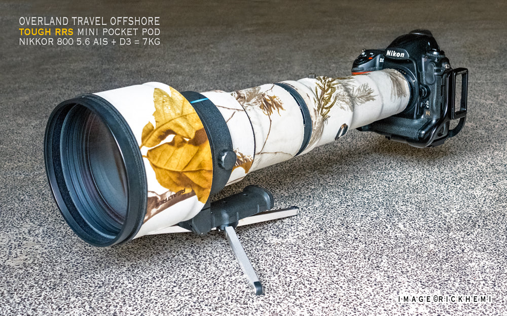 solo travel offshore, the toughest camera mini pod on the planet, RRS TFA-01, Really Right Stuff USA, image by Rick Hemi