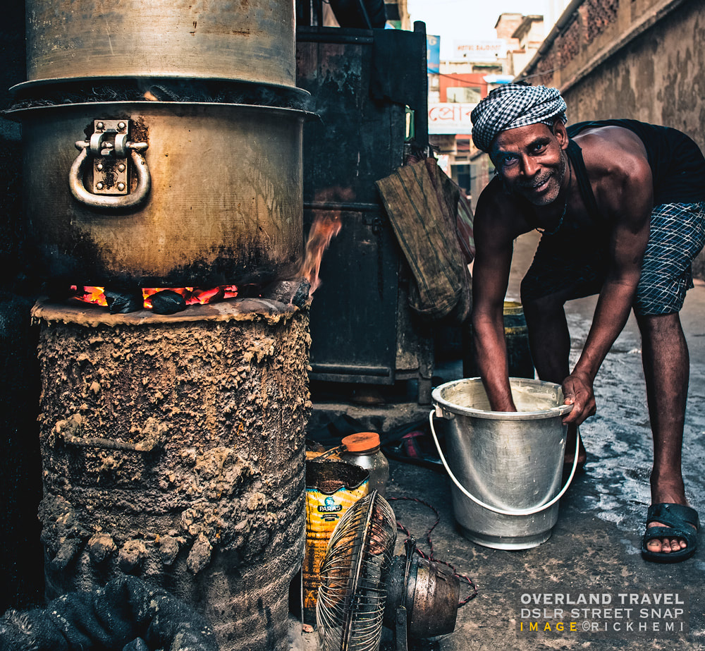 solo overland travel India, street photography, DSLR D3 image by Rick Hemi