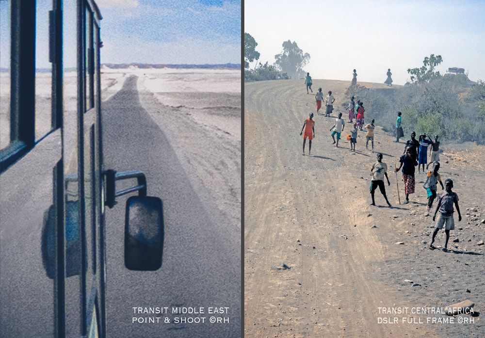 solo overland travel, capturing snaps on the go during overland transit, image snaps by Rick Hemi