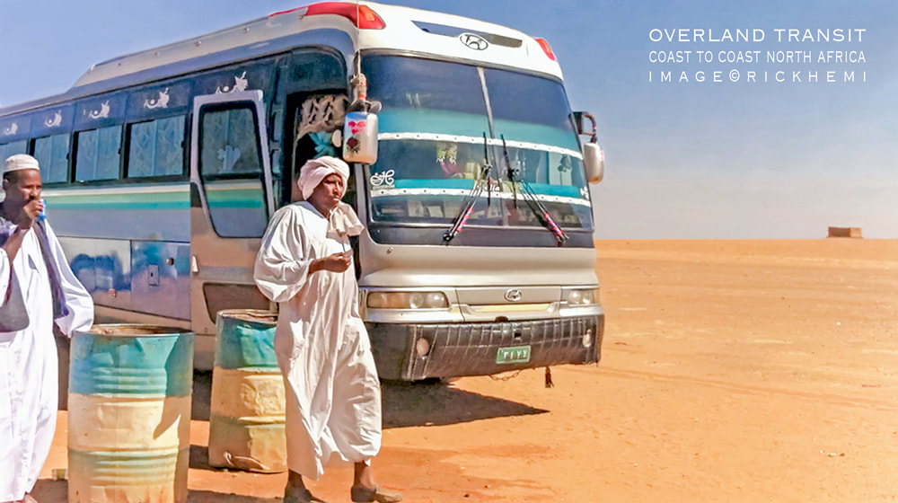 solo overland travel, north africa coast to coast, solo on the go image by Rick Hemi