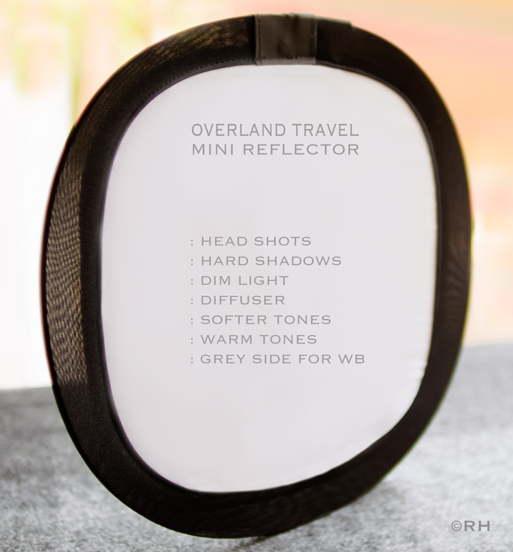 overland  travel camera-gear,  street photography light reflector, image by rick hemi