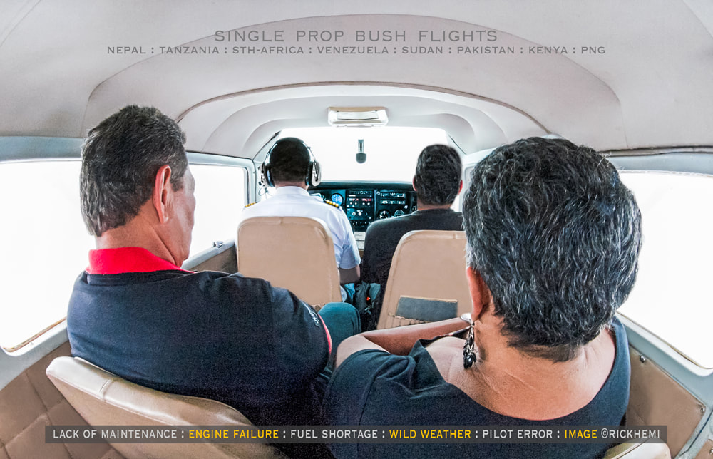 solo travel single prop fixed wing bush flight, image by Rick Hemi