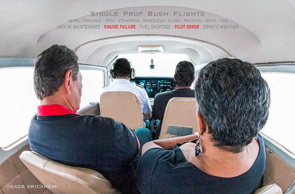 solo travel single prop fixed wing bush flight, image by Rick Hemi