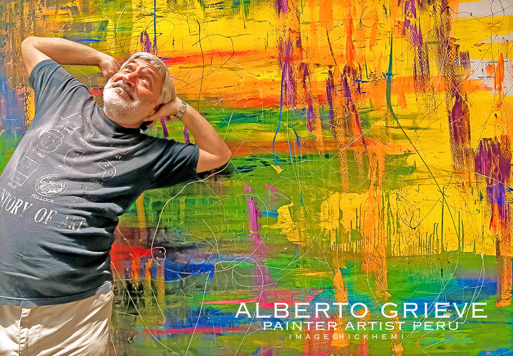 South American Alberto Grieve, painter, artist, modern art, image by Rick Hemi