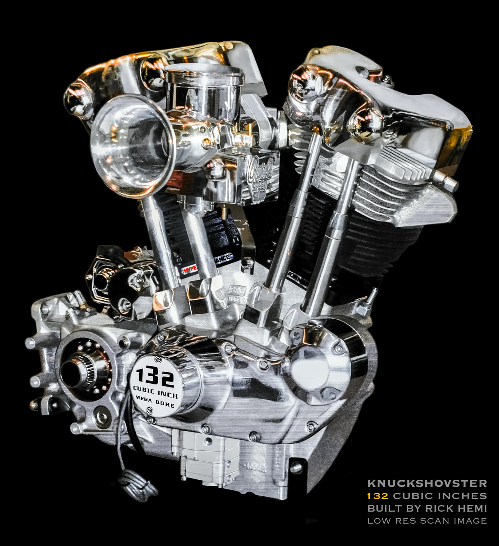 V2 132 cubic inch engine, built by Rick Hemi, original image by Rick Hemi